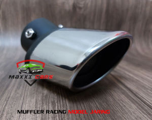 UJUNG KNALPOT MUFLER MUFFLER KNALPOT RACING CHROME MODEL JARING UNIVERSAL