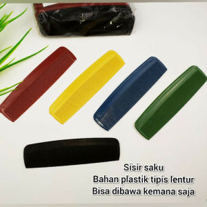 Sisir Rambut Saku Sisir Rambut Pria Plastik Elastis Dan Fleksibel