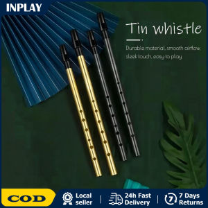 Irish Whistle Flute Key of C 6 Holes Flute Wind Musical Instruments for Beginners Intermediates Experts