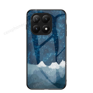 Phone Case For Xiaomi 15 15T Pro Xiaomi15Pro Xiaomi15TPro 4G 5G 2025 Casing Starry Sky Case Tempered Glass Soft Silicone Frame Hard Phone Back Cover