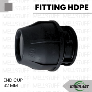 Fitting HDPE End Cup Ukuran 32 MM (1" Inch) Sambungan Pipa HDPE High Quality