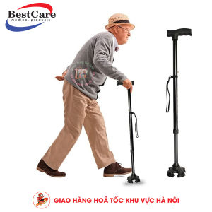 Gậy chống gậy batoong thương hiệu BestCare Chính Hãng cho người già có đế chống trượt