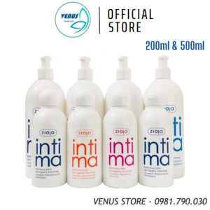 Dung dịch vệ sinh phụ nữ Intima Ziaja Ba Lan kháng khuẩn ngăn ngừa viêm nhiễm 200ml & 500ml - Nhập khẩu chính hãng Ba Lan - Date Mới