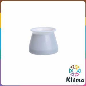 KLIMO 4Pcs Silicone Chair Leg Cover Table Foot Pad Furniture Leg Protector Anti Slip Silent White Pink Gray