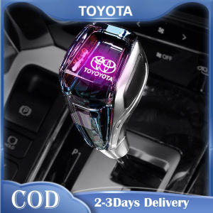TOYOTA Crystal Gear Shift Knob Handle Gear Stick Car Gear Knob LED Light Shift Lever with USB Charger