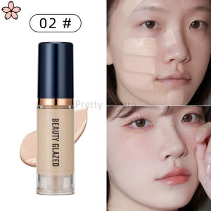 【Pretty Sakura】6ML Matte Moisturizing Liquid Foundation Long Wear Whitening and Concealer Primer Cream Cosmetic Makeup