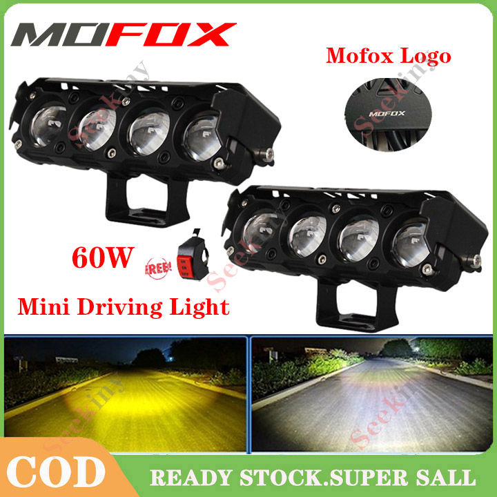 MOFOX%20P4%20Laser%20Gun%2060W%20MDL%20Motorcycle%20Mini%20Driving%20Light%20Dual%20Color%20High/Low%20Beam%204%20Lens%20Waterproof%20Auxiliary%20Lights%20Spotlight%20For%20Motorcycle%20LED%20Light%20-%20Image%202