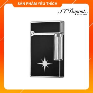 Hộp Quẹt Bật Lửa Dupont Gas Đá D67T Họa Tiết Sơn Mài Hoa Văn Tia Sáng Đẹp Độc Lạ - Dùng Gas Đá Cao Cấp