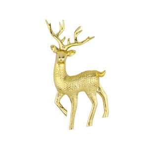 ZHAOCAIMAO Handmade Sika Deer Statue Elk Easy to Install Artificial Mini Deer Beautiful Plastic Elk Miniatures Home