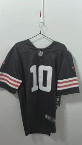 NFL BROWN 2026 New Model Brown Team Embroidered NFL Football Jersey Numbers 2 49 95