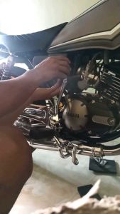 Tutup Aki RX King Custom Logo Yamaha & Tengkorak