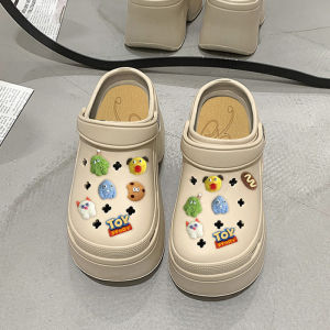 LHMoonlight แนะนำ  รองเท้าแตะแฟชั่นแบบสวมหัวโต รุ่นนี้สูงจริงไม่จกตา เสริมความสูงได้แบบเกร๋กรุบ พร้อมเซ็ทตัวติดแถมให้ฟรี  อยากมีก่อนใครกดสั่งเล้ย