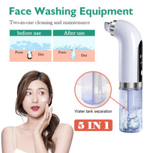 Rechargeable Blackhead Remover Vacuum Pore Cleaner Clear Nose Suction Scrub Whitehead Removal Water Cycle Pore Acne Pimple Removal Facial Cleaning Tool