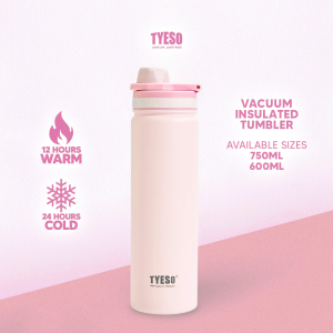 TYESO Tumbler NEW Sports Tumbler 600ml/750ml Vacuum Insulated Drinking Flask