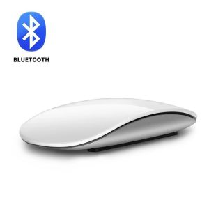 Prometa Wireless Bluetooth Mouse 2.4G Bluetooth 2.4GHz Rechargeable Multi Touch Ultra-Thin Mouse for MacBook Tablet Laptop