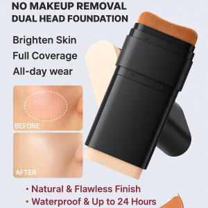 Doubleended eraser watery foundation stick