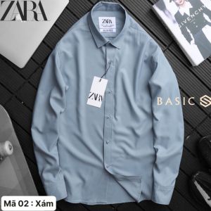 Áo sơ mi nam với chất liệu cotton spandex thương hiệu GEN ALPHA dày dặn thấm hút mồ hôi cảm giác thoải mái