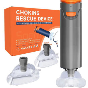 กันสำลักเครื่องมือฉุกเฉินแบบพกพาอุปกรณ์กู้ภัยสำหรับใช้ในการเดินหายใจชุดดูดทางเดินหายใจฉุกเฉินกลางแจ้งที่บ้านพร้อมฟังก์ชันช่วยหายใจ