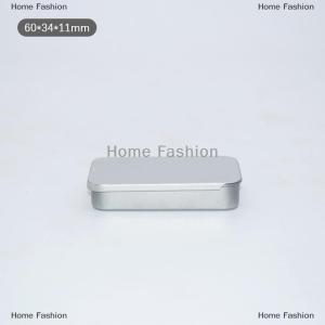 [COD] Home Fashion Metal Rectangular Empty Mini Tin Box Tinplate Push Candy Cases Storage Box