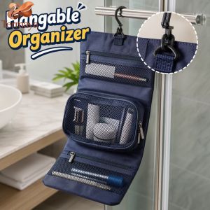 Travel Toiletry Bag Cosmetic Pouch Hanging Waterproof Portable Oxford Large Capacity Organizer