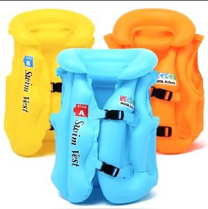 Kids Inflatable Swimming Floatation Vest Safety Life Jacket Aid Children Water Sports