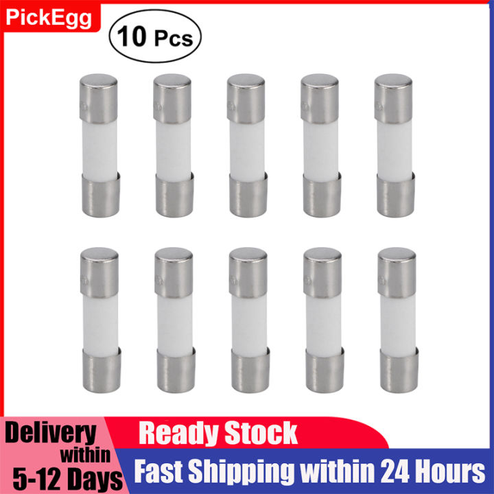 Pickegg 10pcs 5x20mm 6 3a Slow Blow Ceramic Fuse 3a 250v Lazada Ph