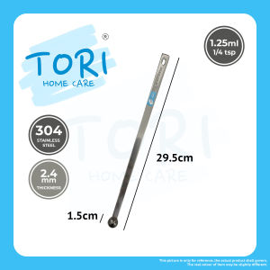 TORI HOME CARE™ 304 Stainless Steel Extra Long Measuring Spoon | Spoon for Baking Cooking | Bakeware | Sudu Sukatan | Sudu Ukur Tepung