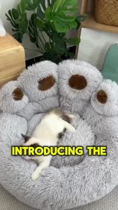 {READY STOCK}Fluffy Dog Bed Winter Warm LargeProducts Small Sofa Baskets Pets Kennel Mat Puppy Cats Supplies Basket Blanket Accessories Pets Supplies