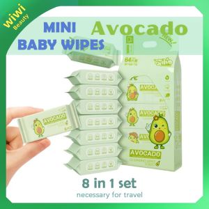 8in1 Set Baby Wipes Mini Multipurpose Wipe Easy to Carry Outdoor Travel Size