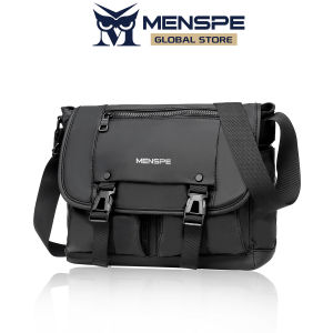 MENSPE Men Shoulder Bags Cross Body Bags Messenger Bag Waterproof Oxford Fashion Bag Large Capacity Sling Bags Simple Casual Sport Street Bag for Student Teenager