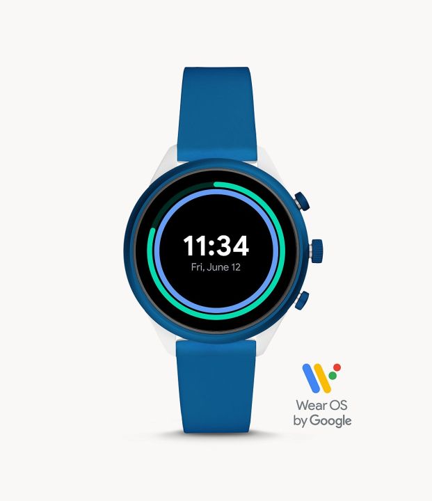Using Fossil Smartwatch Fossil Sport Smartwatch 41mm Blue  display picture 1