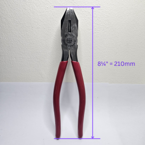 Ready stock in Sg - 8¼" 210mm Combination Plier with cutter