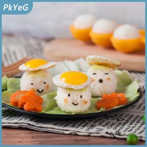 PkYeG 2 cái bộ bé gạo bóng khuôn trẻ em ăn trưa tự làm Sushi Maker khuôn dụng cụ nhà bếp