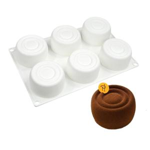 Cylinder Shape Silicone Molds Baking Tool Mousses Cake Decorating Molds for Making Chocolate Candy Soap