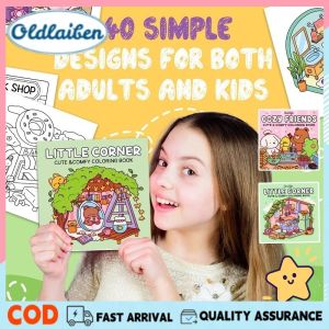 Oldlaiben Kids Coloring Books Fun Early Educational Cute Painting Book for Relaxation Learning Graffiti Book