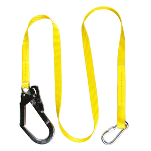 Adjustable Industrial Fall Arrest Belt with Double Locking Carabiners Safety Strap Upgrades for Height Work & Camping
