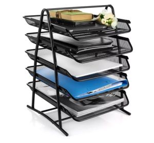 File Tray Frame 3-5 Layers Office organizer Wire Mesh Rack