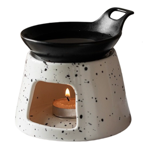 Ceramics Wax Melt Burners With Detachable Structure Tealight Holder For Easy Cleaning And Efficient Scent Distribution