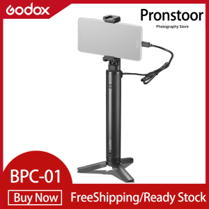 Godox BPC-01 BPC01 10000MAh Bộ Kẹp sạc Với chân máy mini ba chân Nạp Tiền Hai Thiết Bị qua USB Type-A Và USB Type-C 3.6 VDC