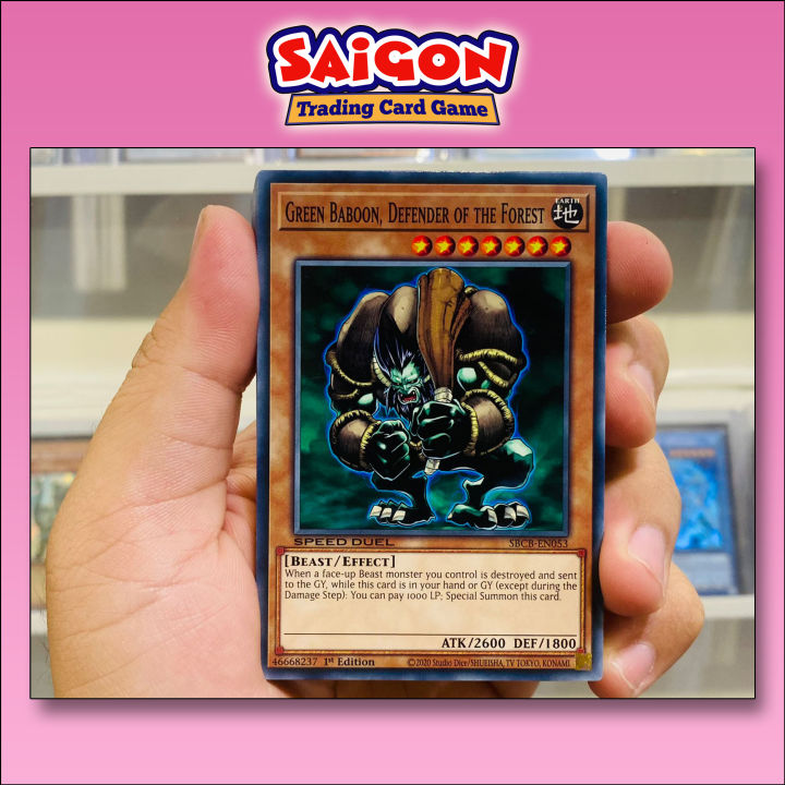 yugioh baboon cards Yu-Gi-Oh! - Stardust Overdrive you can pay 1000 Life Points to Special Summon this card from your hand or Graveyard. Green Baboon, Defender of the