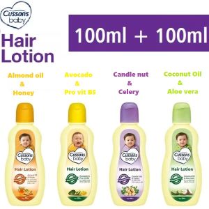 CUSSONS BABY HAIR LOTION 100 ML + 100 ML/ 35+15ml minyak rambut bayi