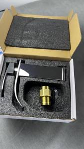 AU Wide-mouth stainless steel hot and cold water faucet for bathroom sink washbasin faucet