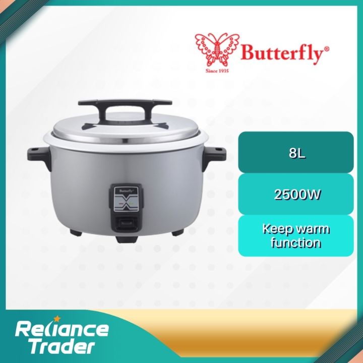 Baumann Butterfly Rice Cooker 10 Liter Butterfly Electric