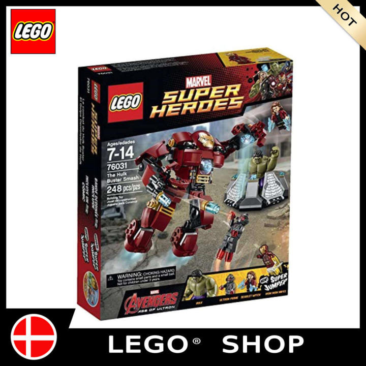 100 Original LEGO 76031 Superheroes The Hulk Buster Smash 248pcs 7 Block Planet lego toys for boys Lazada PH