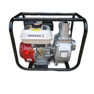 Máy bơm nước chạy xăng SHIRUKU Nhật Bản -Máy bơm khung chân không