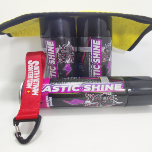 Combo 3 chai Sprayking phục hồi nhựa nhàm mẫu mới kèm khăn vàng xám 30x30 tặng kèm móc khoá ngẩu nhiên mẫu