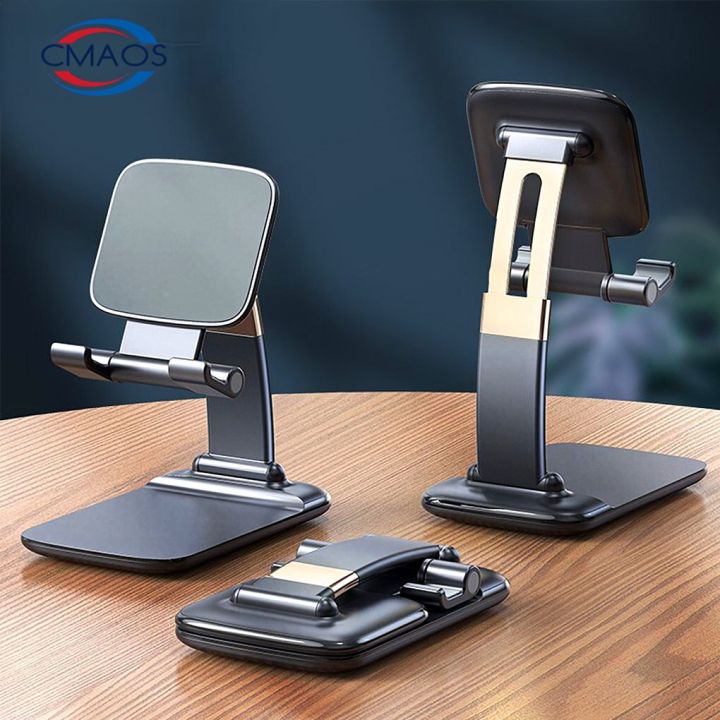 Foldable Metal Desktop Mobile Phone Stand For iPad iPhone 13 X