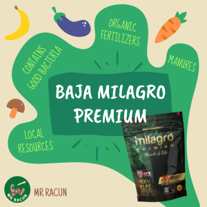 Baja Milagro Premium Fertilizer Organik with 1 million good microbes 1kg