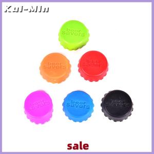 Kui-Min 6pcs Reusable Silicone Bottle Caps Beer Cover Soda Cola Lid Wine Saver Stopper