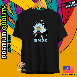 Tee Factory 200GSM Premium Quality 100% Cotton T-Shirt Soft Durable and Comfortable Raya Special 07